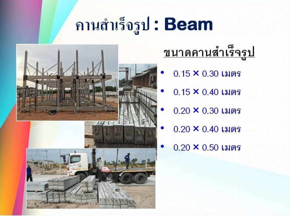 คานสำเร็จรูป (Beam)